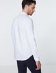 Chemise SLIM vison imprimé minimaliste Homme-3