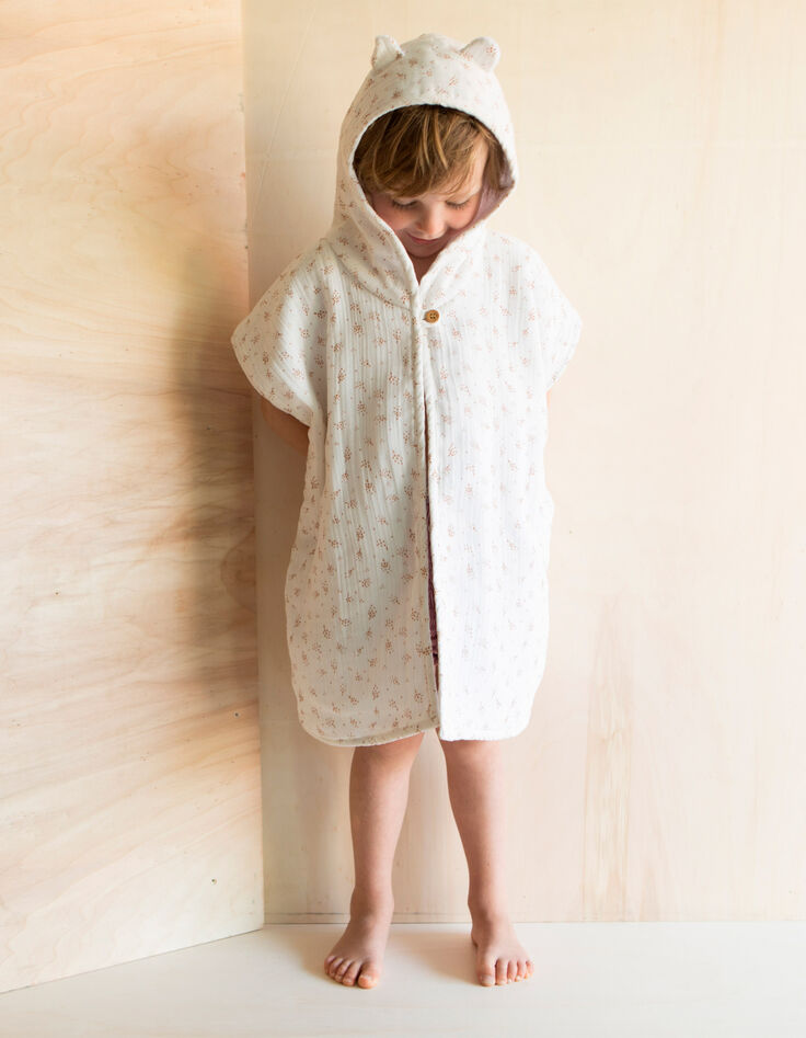 GABRIELLE PARIS honey organic cotton gauze bathrobe-2