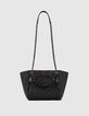 Women’s THE 1440 BLACK MEDIUM quilted chevron leather tote bag-4