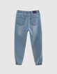 Blauwe JOGGER-jeans voor jongens-5