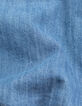 Blauw denim shirt waterloos bericht rug jongen-8