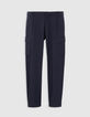 Men's BATTLE navy pants-6