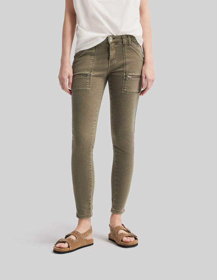 Women's slim 7/8 jeans-2