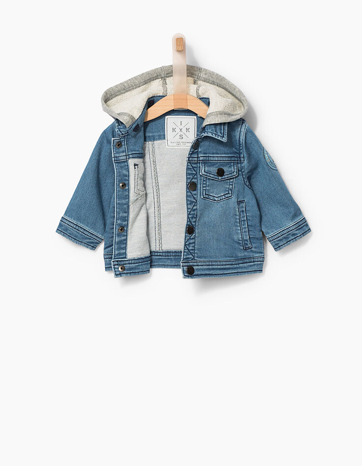 Baby boys' stone blue denim jacket-4