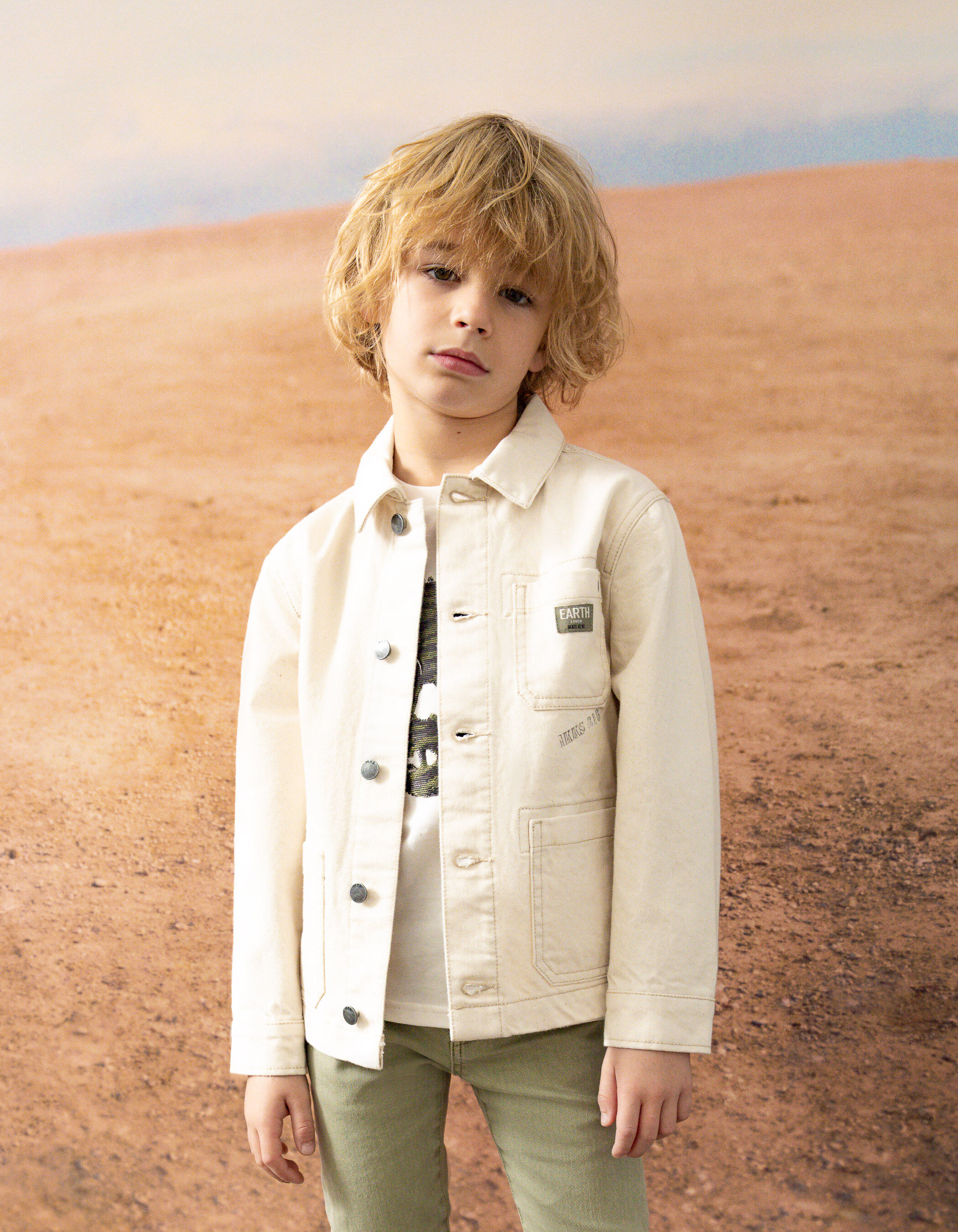 Boys beige sales jacket