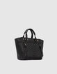 Women’s THE 1440 BLACK MEDIUM quilted chevron leather tote bag-2