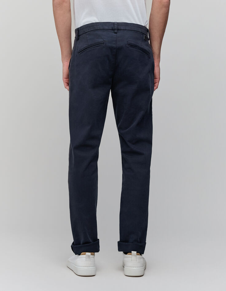 Men's navy chinos-3