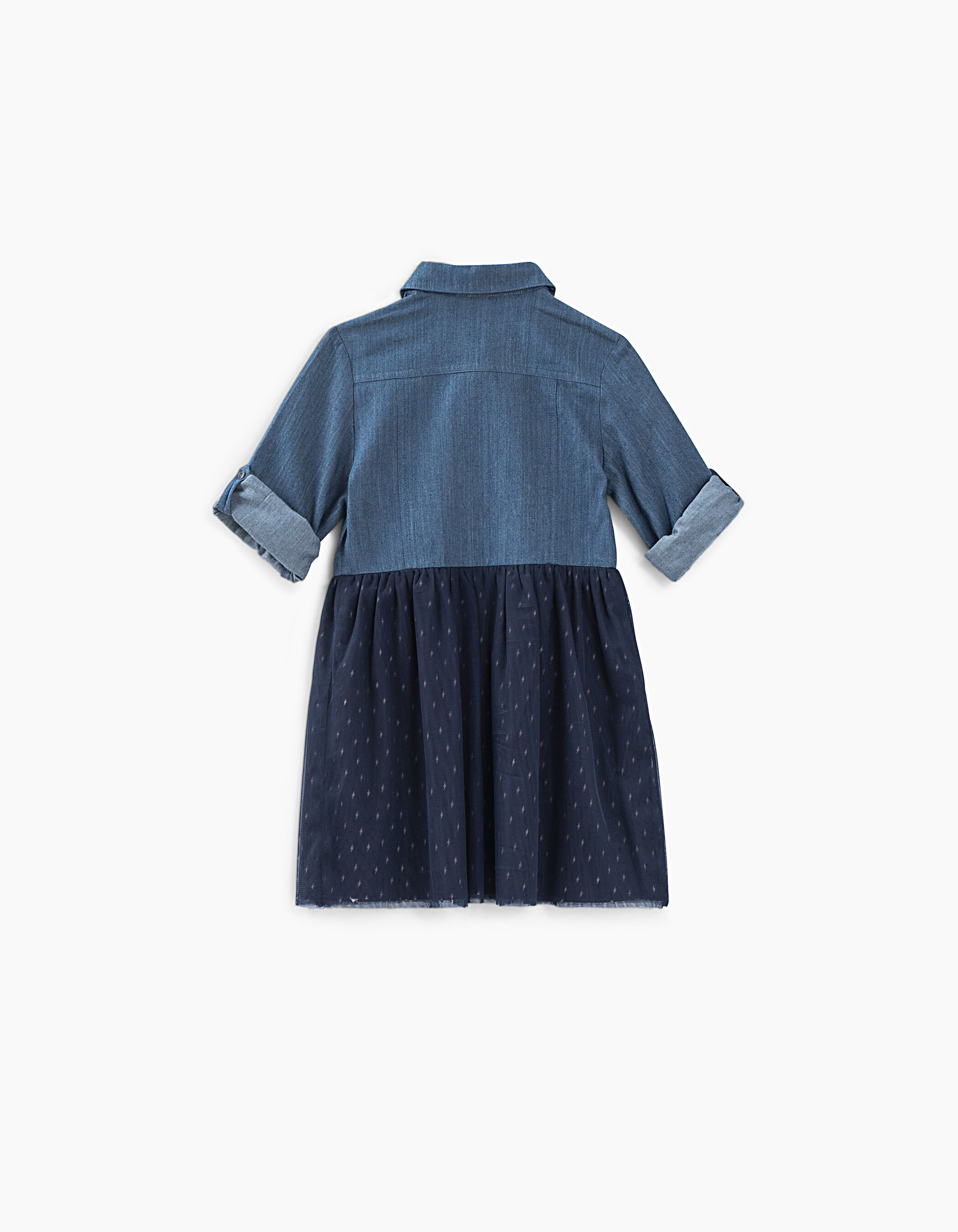 Denim Tulle Lace Dress | Cowgirl dresses, Denim and lace, Kids dress