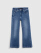 Girl's blue FLARE jeans-4