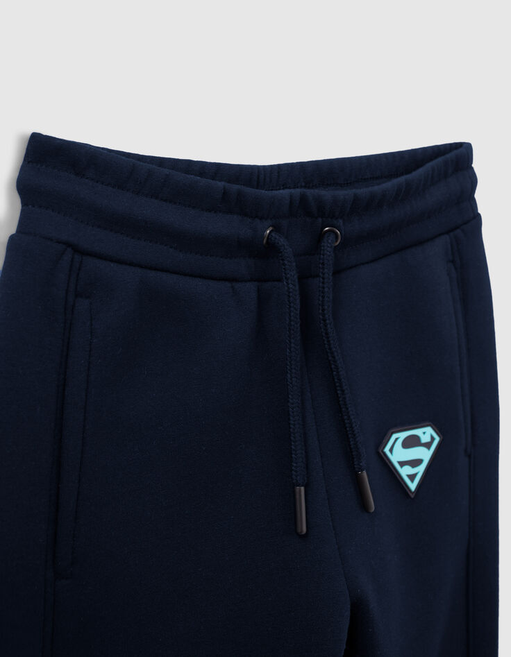 Marineblaue Jungenjogginghose mit SUPERMAN-Logo-3