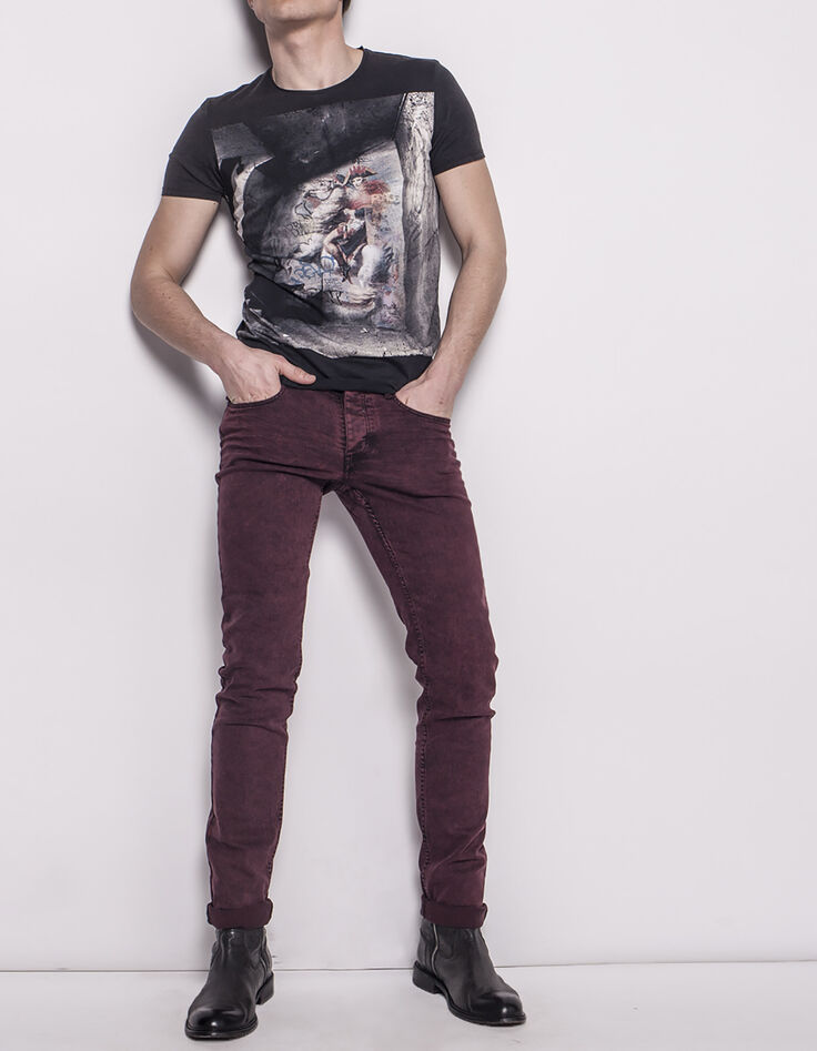 Rote Slim-Fit Jeans-2