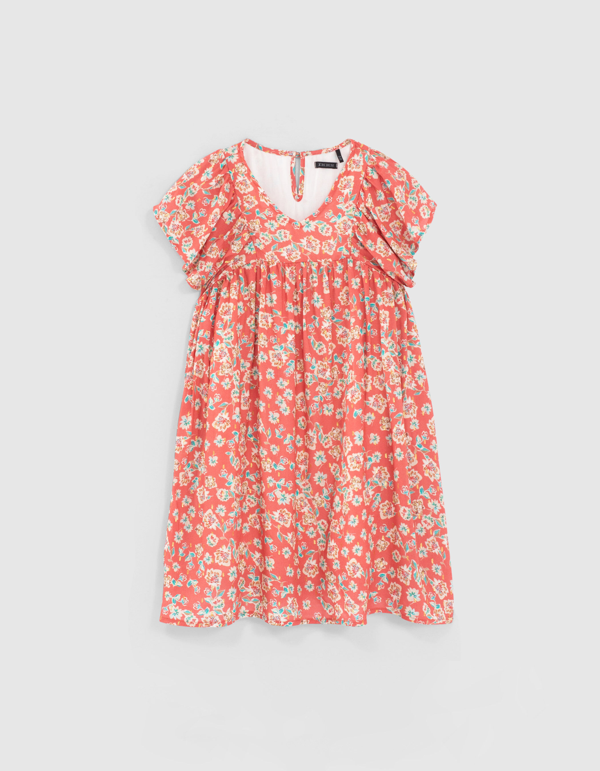 Vestido cheap coral estampado