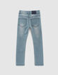 Afgewassen blauwe SKINNY jeans jongens-4