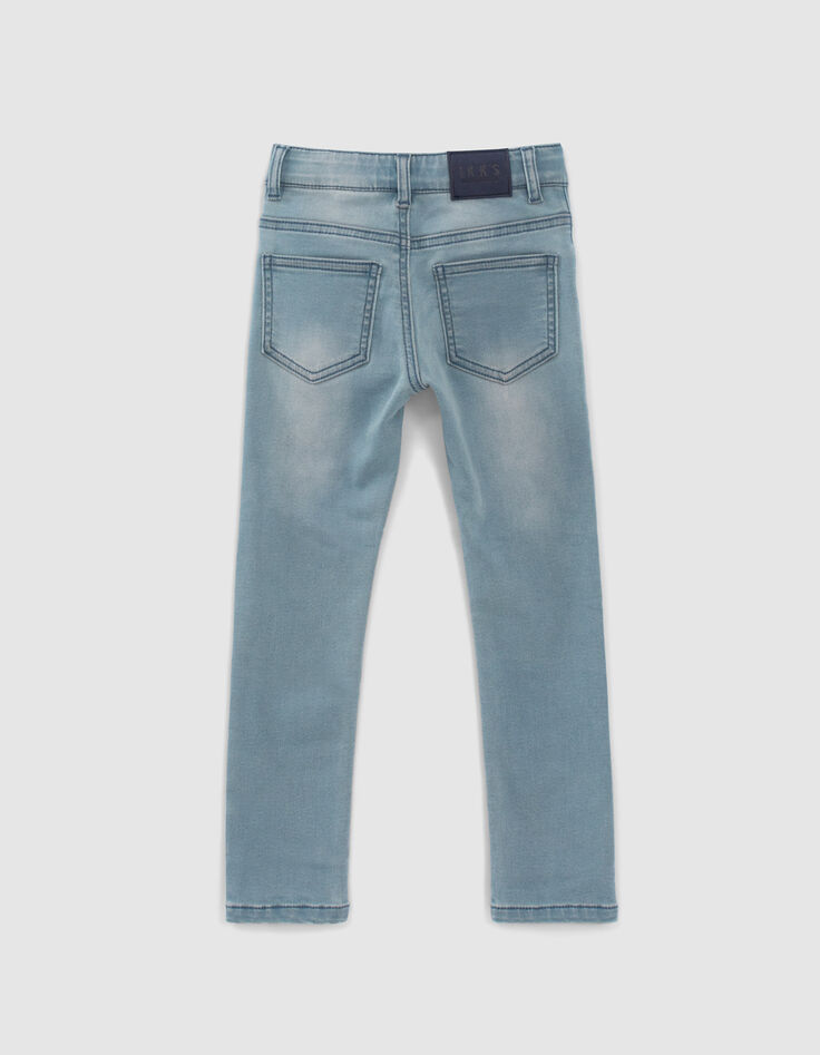 Boys’ faded blue SKINNY jeans-4