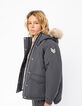 Parka 3 en 1 gris y plumas reversible niña-1