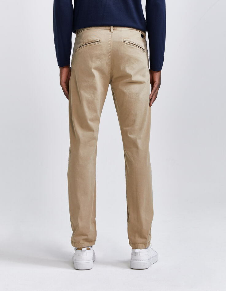 Pantalon chino SLIM beige Homme-4