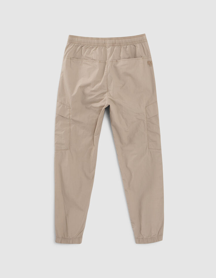 Pantalón BATTLE beige cintura y bajos elásticos niño-4