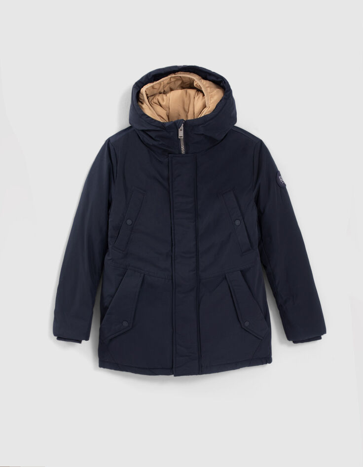 Marineblauer 3-in-1 Parka und Wendeanorak für Jungs-2