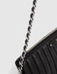 Cartera 111 piel de cordero negro chrome free mujer-4