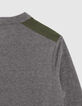 Boys’ grey polo shirt with pocket-6