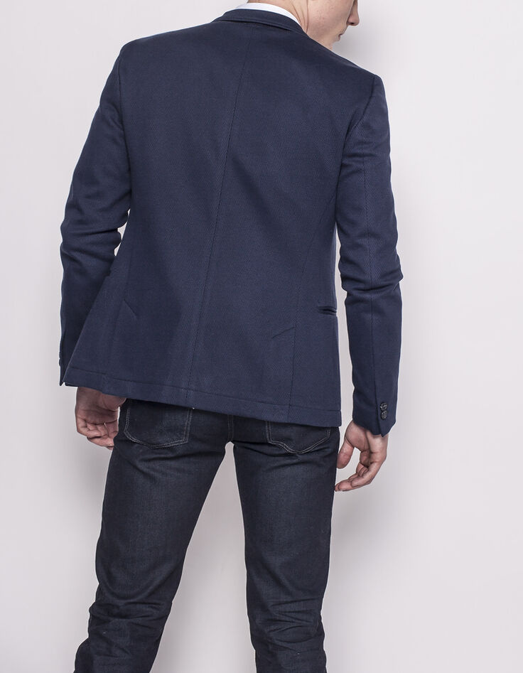 Men's navy blue jacket-3