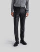Men’s black Chrome-free leather Pure Edition SLIM trousers-4