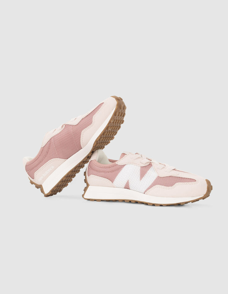 Girls’ pink New Balance 327 trainers-7