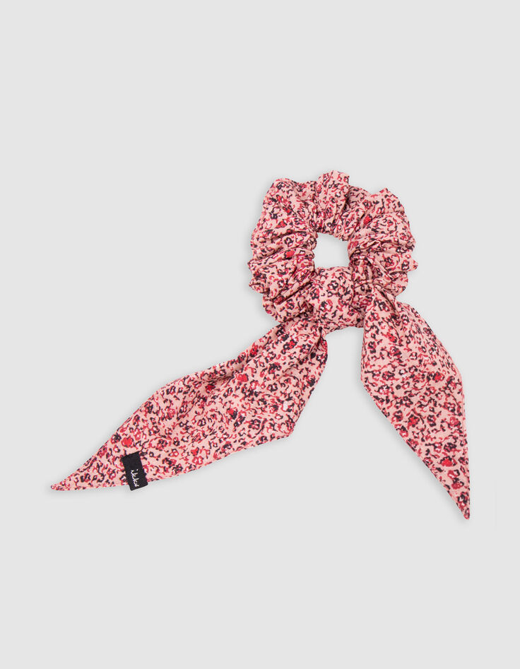 Girl's pink floral print chouchou-foulchie-4