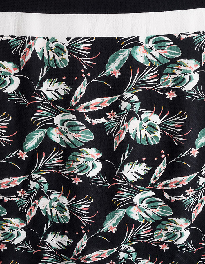 Women’s tropical print 100% modal square scarf