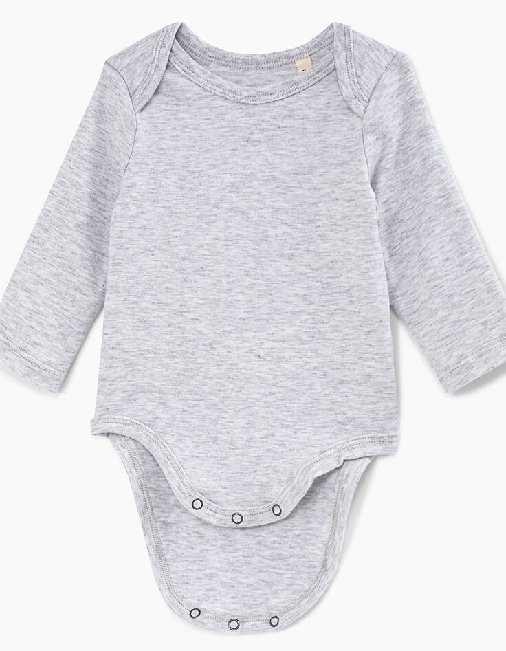 Baby’s putty organic cotton bodysuit to personalise-6