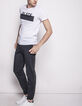 Tee-shirt blanc homme-2