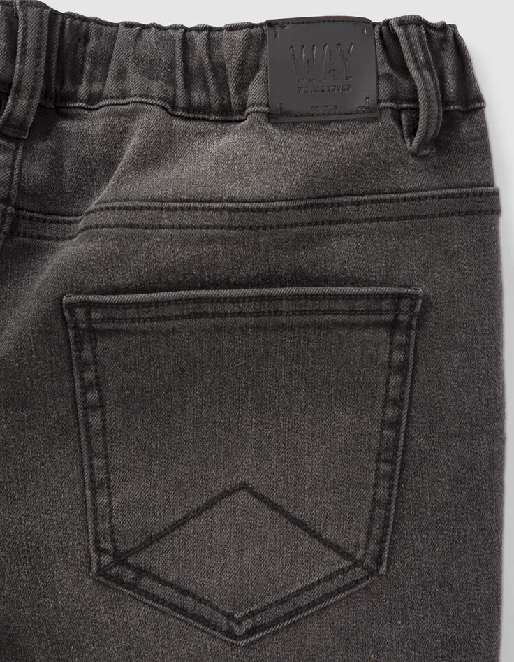 Boys’ black faded JOGGER jeans-6