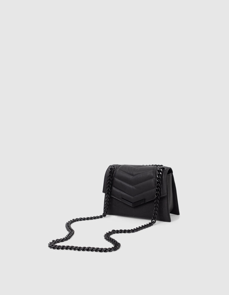 Bolso THE 1 negro cuero caviar S mujer-6