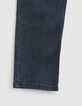 Boys’ blue SLIM jeans with placed distressing-4