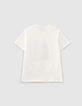 Boys’ off-white lynx image T-shirt-3