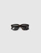 Lunettes solaires écailles style rectangle Homme-5