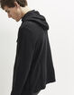 Cardigan noir homme-2