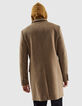 Men’s light brown straight coat-4