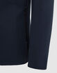 Men's navy Interlock suit jacket-5