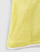 T-shirt yuzu-geel trompe-l'œil effect babyjongens -5