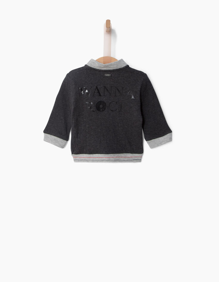Baby boys’ knitted jacket-2