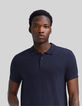 Polo marine en coton modal Homme-4