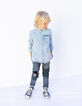 Boys’ blue patchwork-look skinny jeans-8