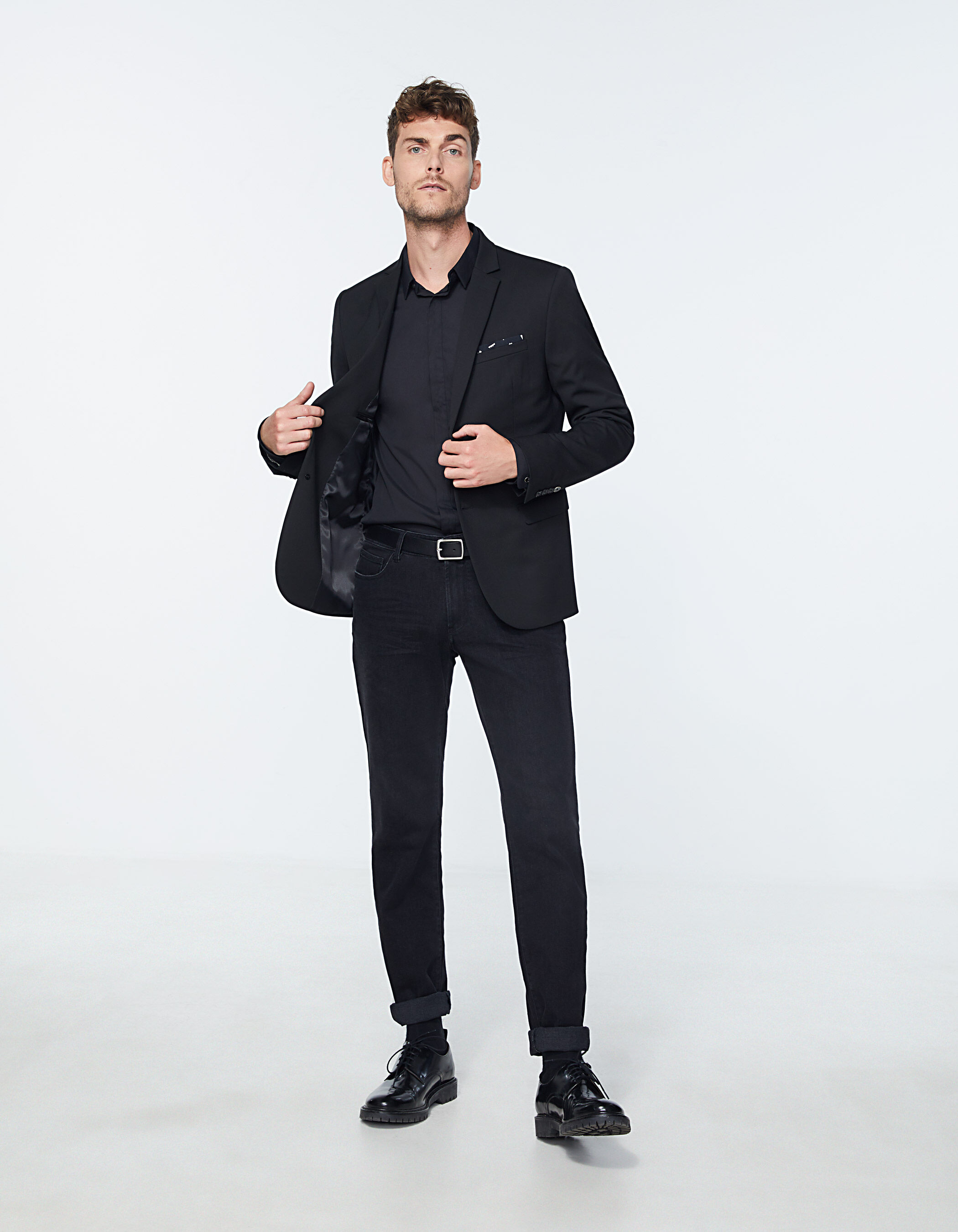 New Look skinny suit pants in black | ASOS