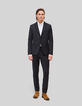 Schwarze SLIM-Herrenanzughose TRAVEL SUIT-1