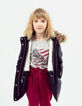 Girls’ 2-in-1 navy parka and star-print padded jacket-8