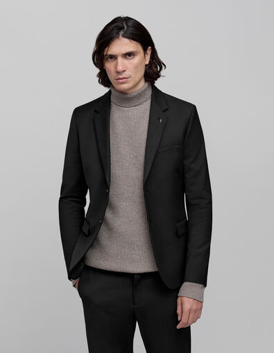 Men’s black TRAVEL SUIT suit jacket - IKKS