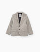 Boys’ grey marl suit jacket-1