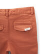 Bermuda chino orange garçon-6