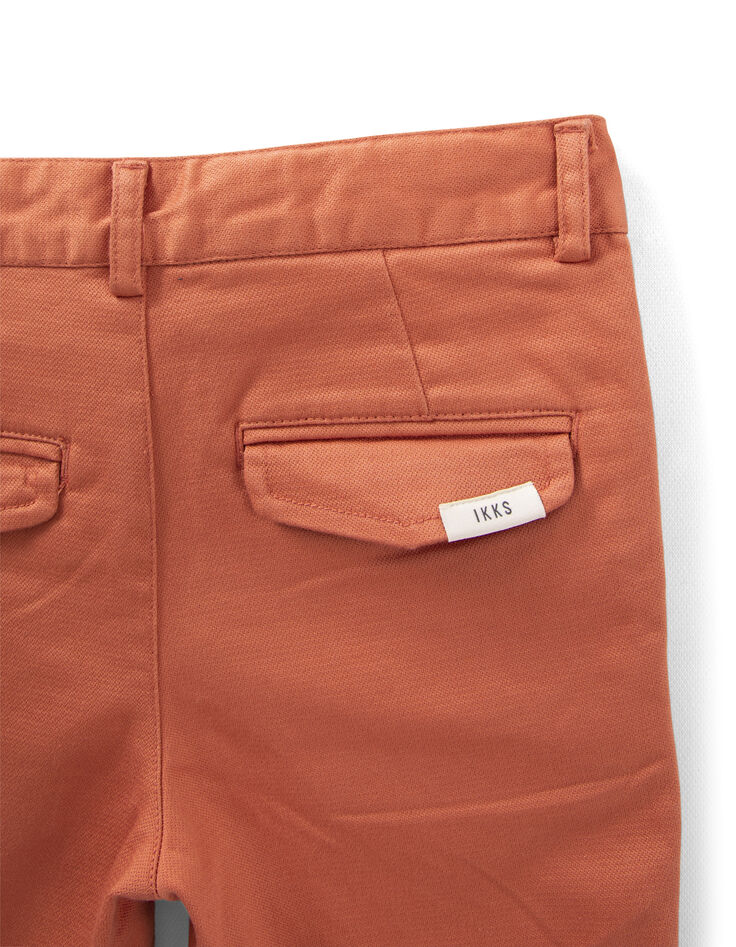 Bermudas tipo chino naranjas niño-6